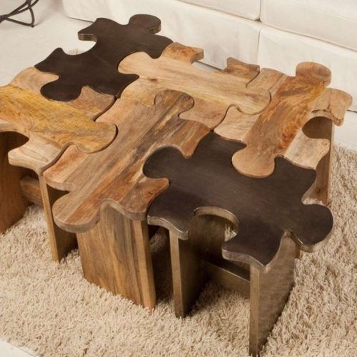 Puzzle Coffee Tables (Photo 12 of 20)