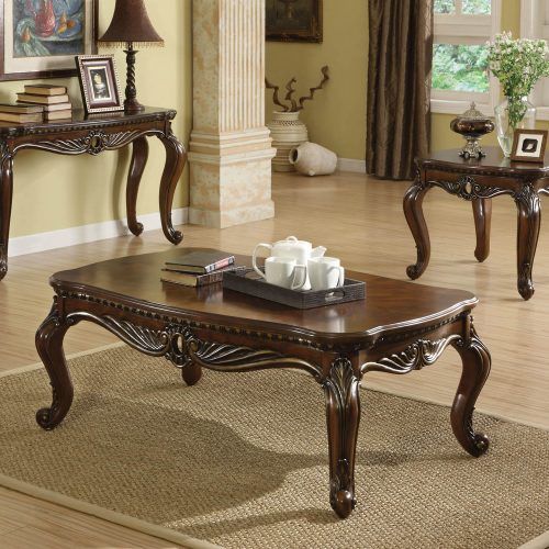 Antique Blue Wood And Gold Coffee Tables (Photo 12 of 20)
