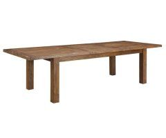 20 Collection of Aulbrey Butterfly Leaf Teak Solid Wood Trestle Dining Tables