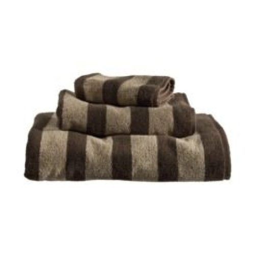 Gray And Brown Stripes Cylinder Pouf Ottomans (Photo 20 of 20)