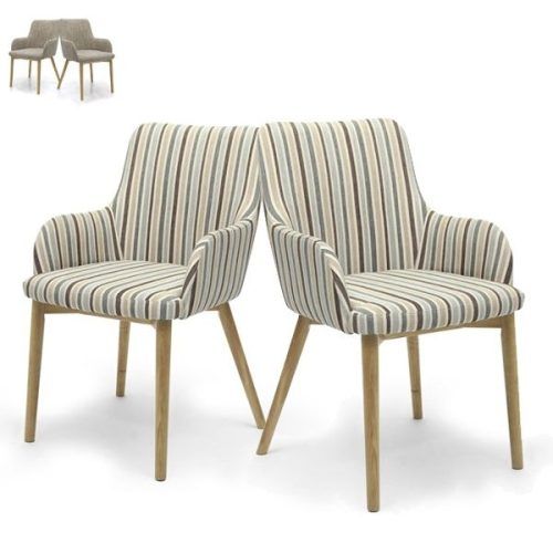 Blue Stripe Dining Chairs (Photo 11 of 20)