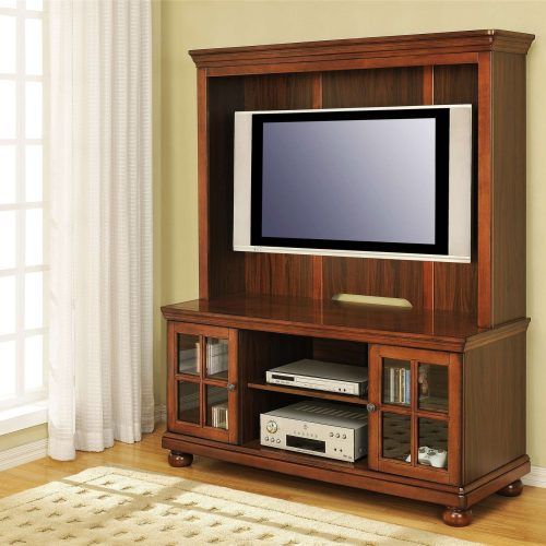 Wood And Glass Tv Stands For Flat Screens (Photo 9 of 20)