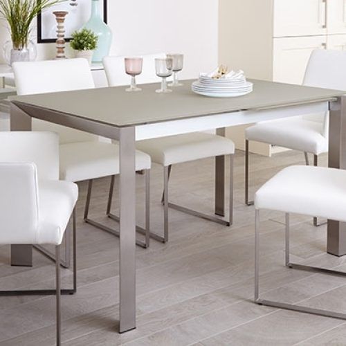 Brushed Metal Dining Tables (Photo 14 of 20)