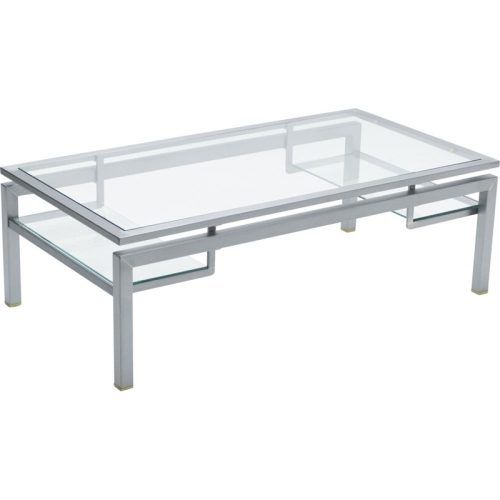 Brushed Stainless Steel Coffee Tables (Photo 2 of 20)