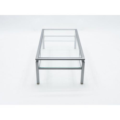 Brushed Stainless Steel Coffee Tables (Photo 6 of 20)