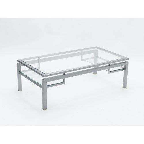 Brushed Stainless Steel Coffee Tables (Photo 19 of 20)