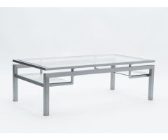 20 Photos Brushed Stainless Steel Coffee Tables