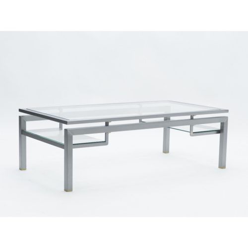 Brushed Stainless Steel Coffee Tables (Photo 1 of 20)