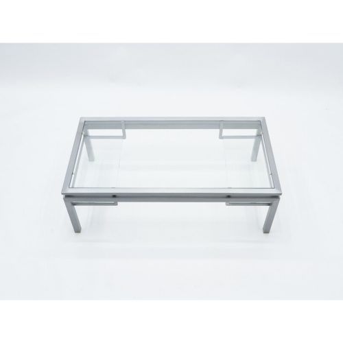 Brushed Stainless Steel Coffee Tables (Photo 3 of 20)