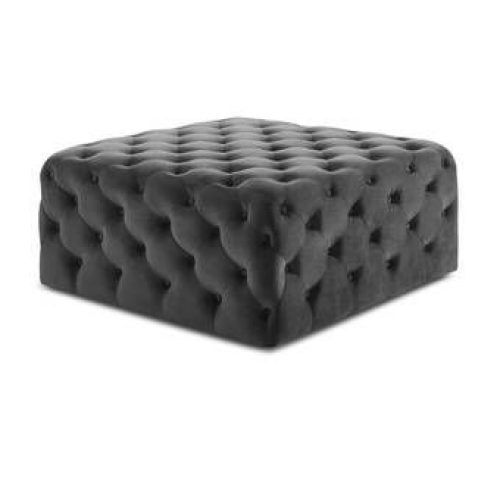 Fabric Tufted Square Cocktail Ottomans (Photo 17 of 20)