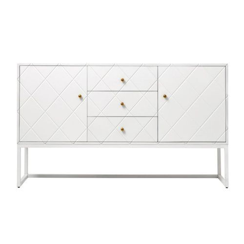 Modern Lacquer 2-Door 3-Drawer Buffets (Photo 6 of 20)