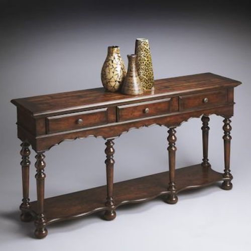 Brown Wood Console Tables (Photo 10 of 20)