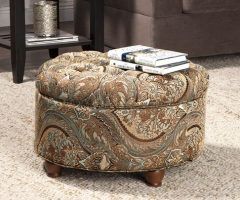 20 Ideas of Brown Fabric Tufted Surfboard Ottomans