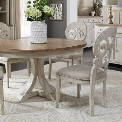 Palazzo 7 Piece Dining Sets With Pearson Grey Side Chairs (Photo 5 of 20)