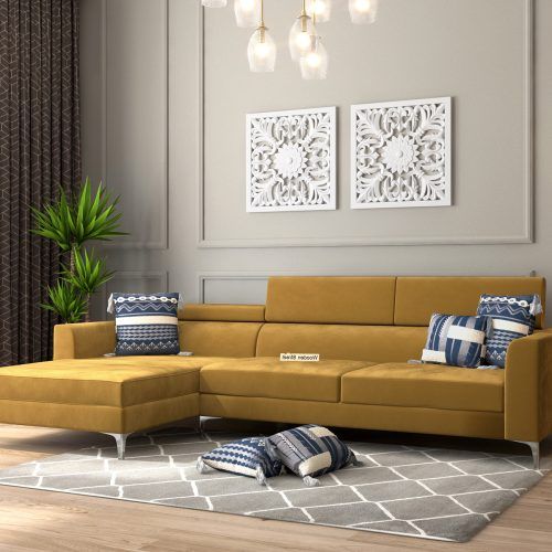 Modern Fabric L-Shapped Sofas (Photo 16 of 20)