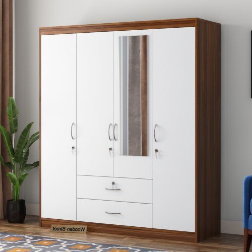 4 Door Wardrobes With Mirror And Drawers (Photo 7 of 20)