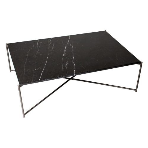 Black Metal And Marble Coffee Tables (Photo 9 of 20)