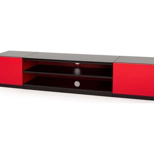 Black And Red Tv Stands (Photo 6 of 15)
