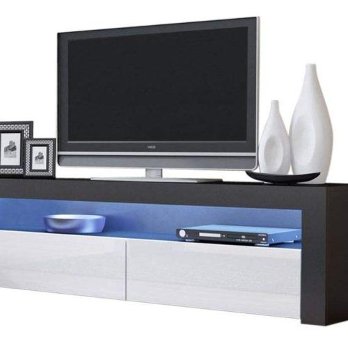 Milano 200 Wall Mounted Floating Led 79" Tv Stands (Photo 12 of 20)