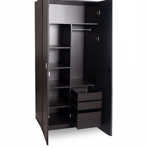 2 Door Wardrobes With Drawers And Shelves (Photo 14 of 20)