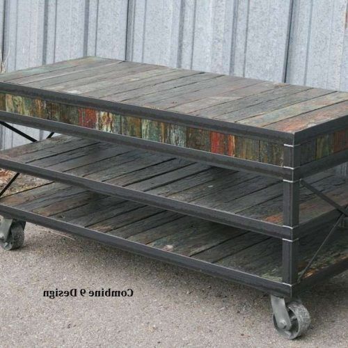 Industrial Tv Stands (Photo 9 of 15)