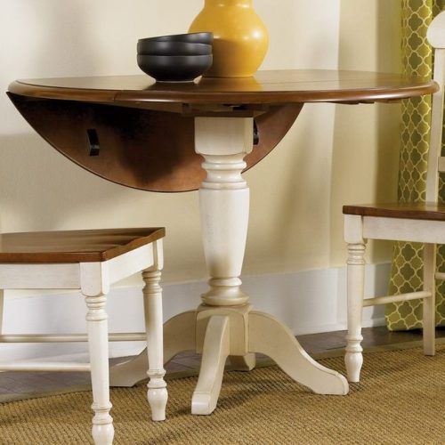Round Pedestal Dining Tables With One Leaf (Photo 12 of 20)