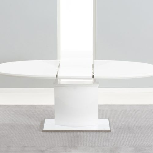 White High Gloss Oval Dining Tables (Photo 15 of 20)