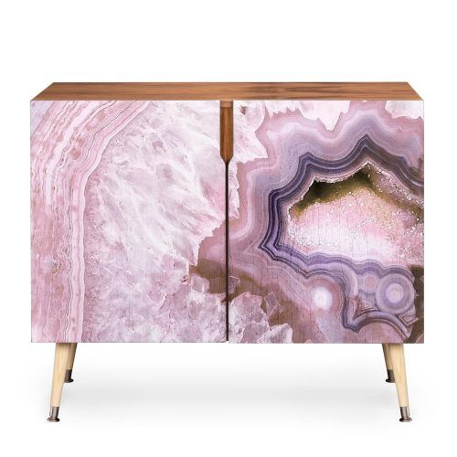 Pink And Navy Peaks Credenzas (Photo 12 of 20)
