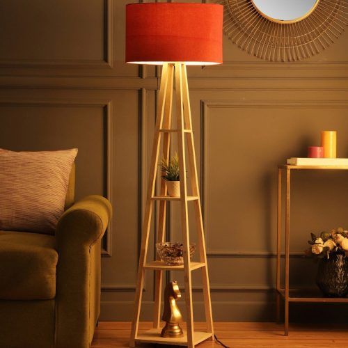 Floor Lamps With 2 Tier Table (Photo 8 of 20)