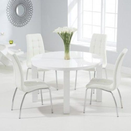 Oval White High Gloss Dining Tables (Photo 9 of 20)