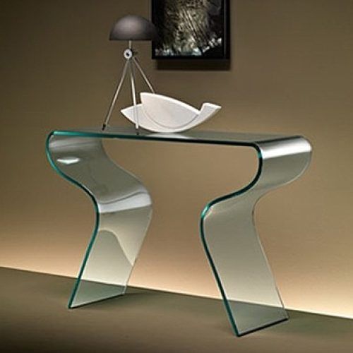 Chrome And Glass Modern Console Tables (Photo 2 of 20)