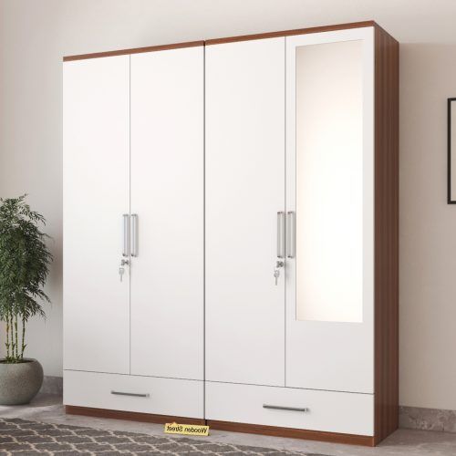 4 Door Wardrobes With Mirror And Drawers (Photo 6 of 20)