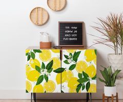  Best 20+ of Floral Blush Yellow Credenzas