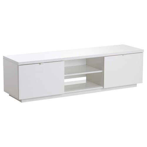 Gloss White Tv Stands (Photo 4 of 15)