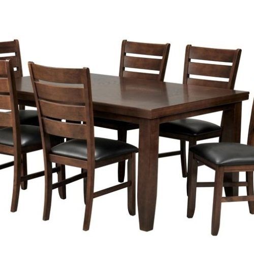 Bradford 7 Piece Dining Sets With Bardstown Side Chairs (Photo 10 of 20)