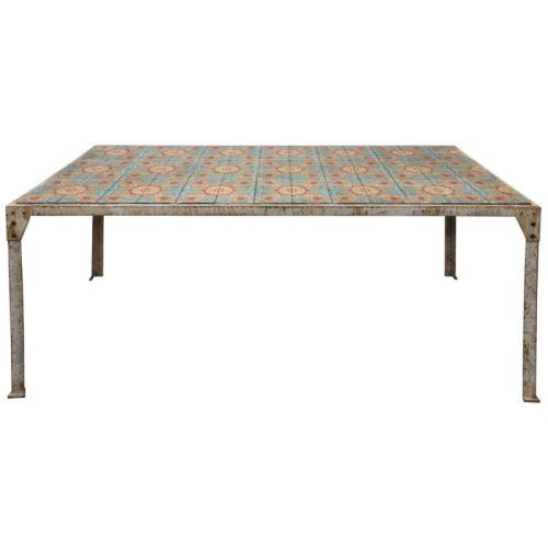 Dellaney 35'' Iron Dining Tables (Photo 1 of 20)