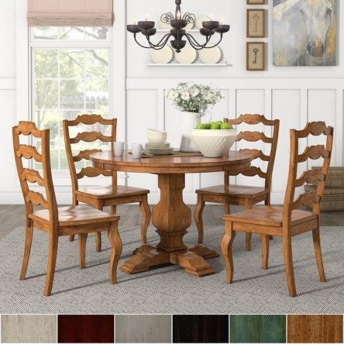 Caden 6 Piece Dining Sets With Upholstered Side Chair (Photo 15 of 20)