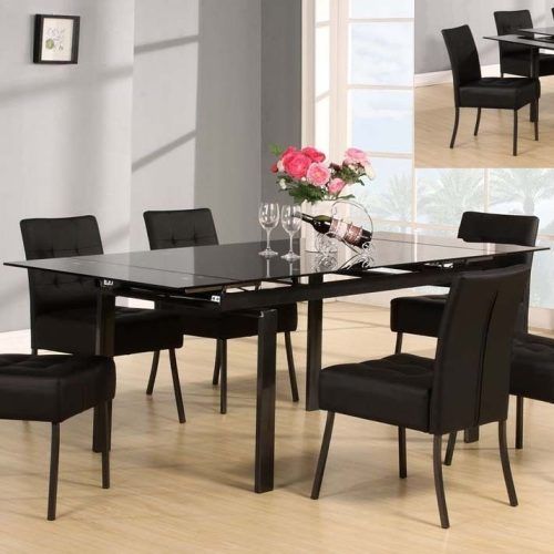 Caden 7 Piece Dining Sets With Upholstered Side Chair (Photo 17 of 20)