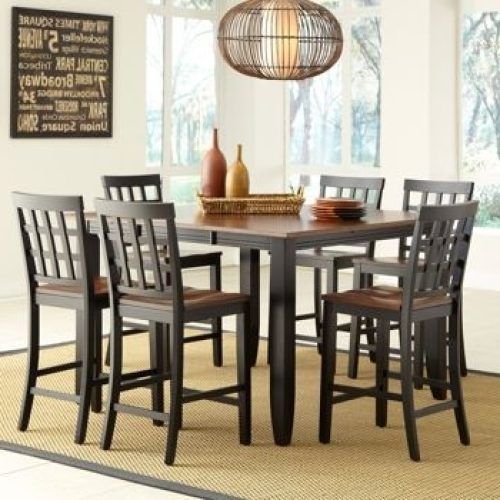 Caden 7 Piece Dining Sets With Upholstered Side Chair (Photo 15 of 20)