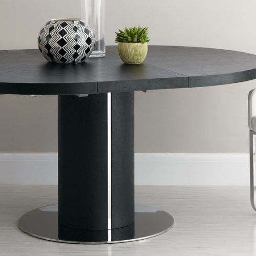 Caira Black Round Dining Tables (Photo 7 of 20)