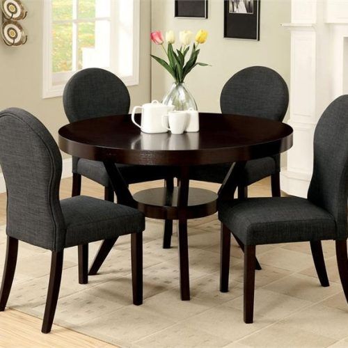 Caira Black Round Dining Tables (Photo 16 of 20)