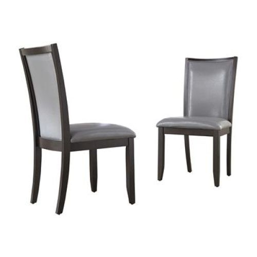 Caira Black Upholstered Side Chairs (Photo 13 of 20)