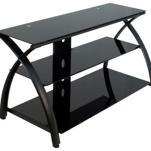 Tier Entertainment Tv Stands In Black (Photo 18 of 20)