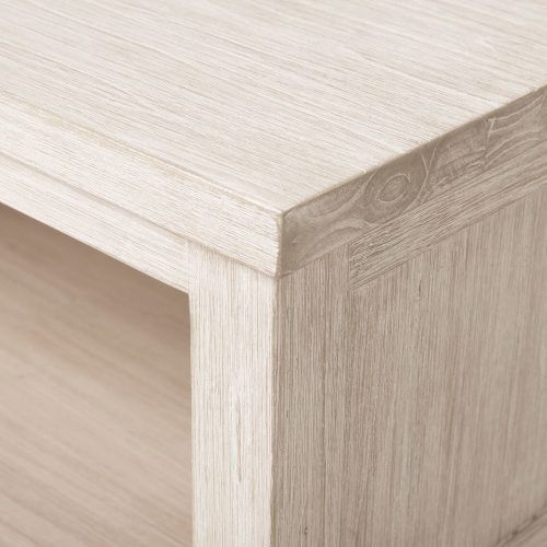 White Wash 2-Drawer/1-Door Coffee Tables (Photo 16 of 20)
