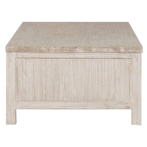 White Wash 2-Drawer/1-Door Coffee Tables (Photo 1 of 20)