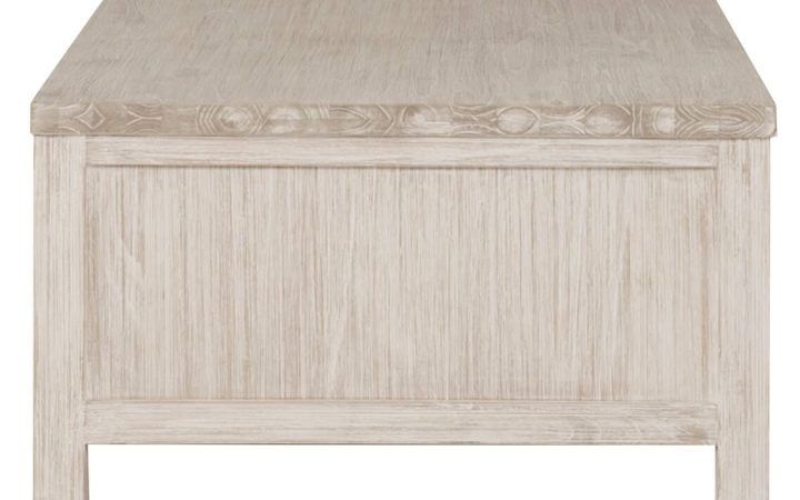 The 20 Best Collection of White Wash 2-drawer/1-door Coffee Tables