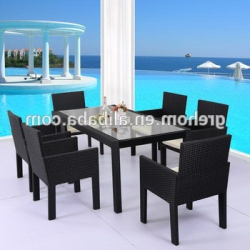 Wicker And Glass Dining Tables (Photo 20 of 20)