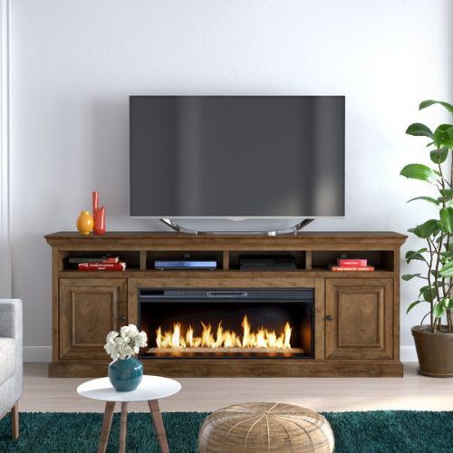 Chicago Tv Stands For Tvs Up To 70" With Fireplace Included (Photo 17 of 20)
