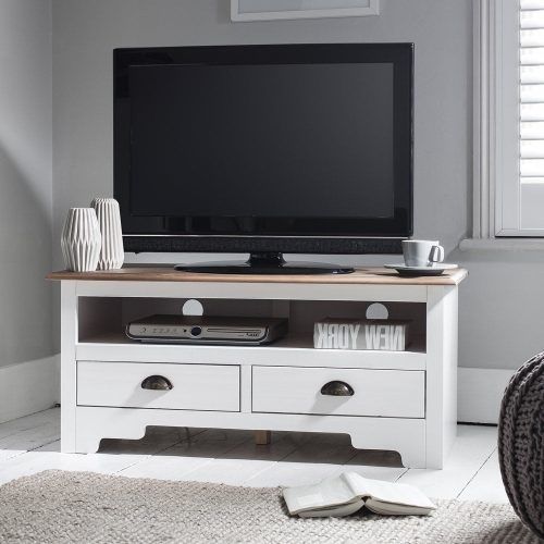 Noah Rustic White 66 Inch Tv Stands (Photo 14 of 20)