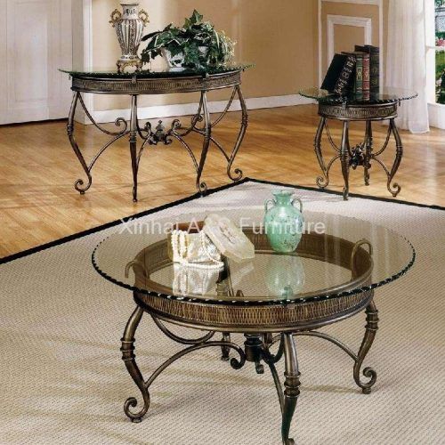Metal Coffee Tables With Glass Top (Photo 8 of 20)